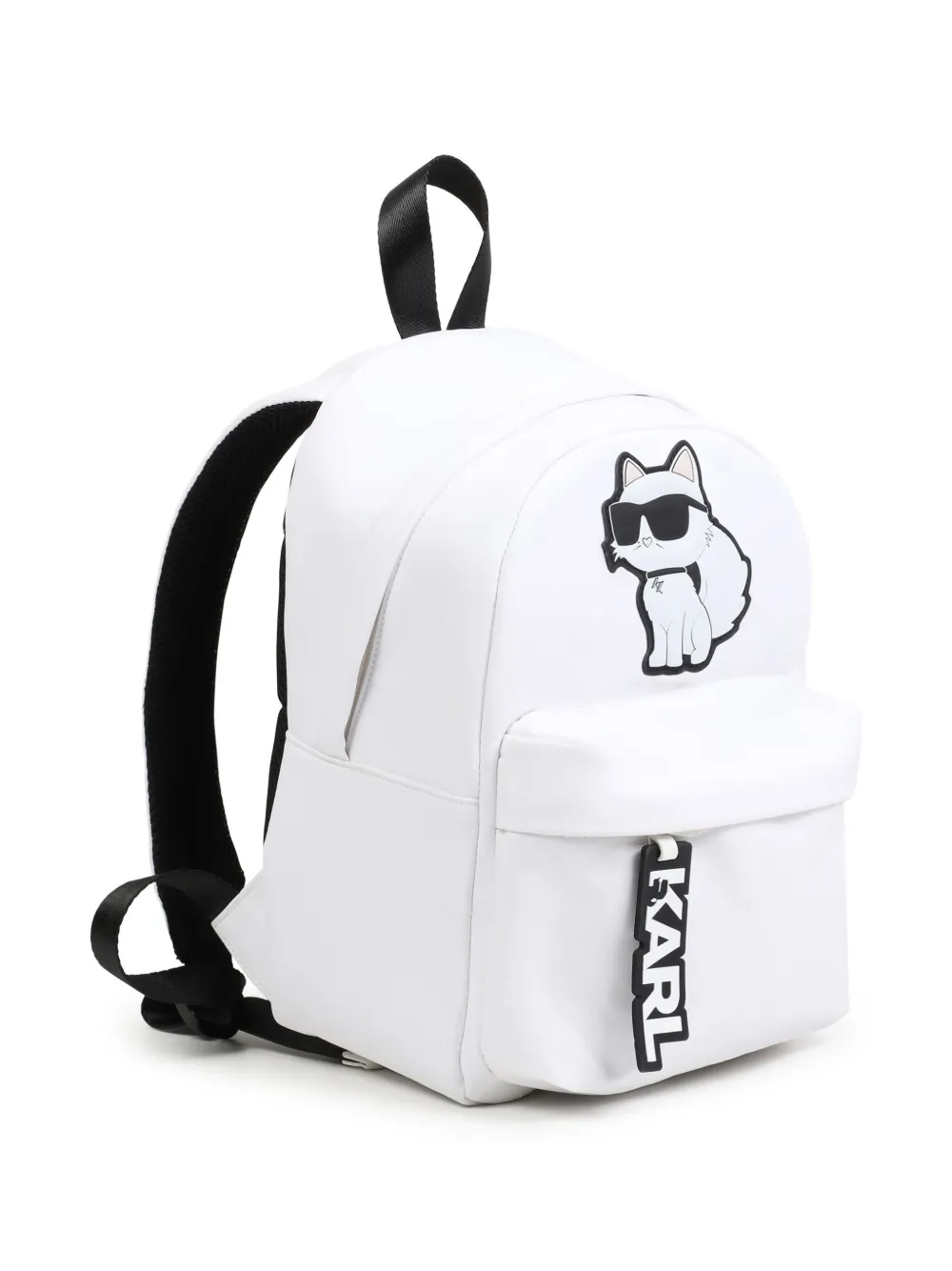 Karl Lagerfeld Kids Rugzak met Choupette-applicatie Wit