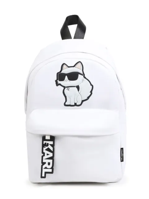 Karl Lagerfeld Kids Rucksack mit Choupette-Applikation