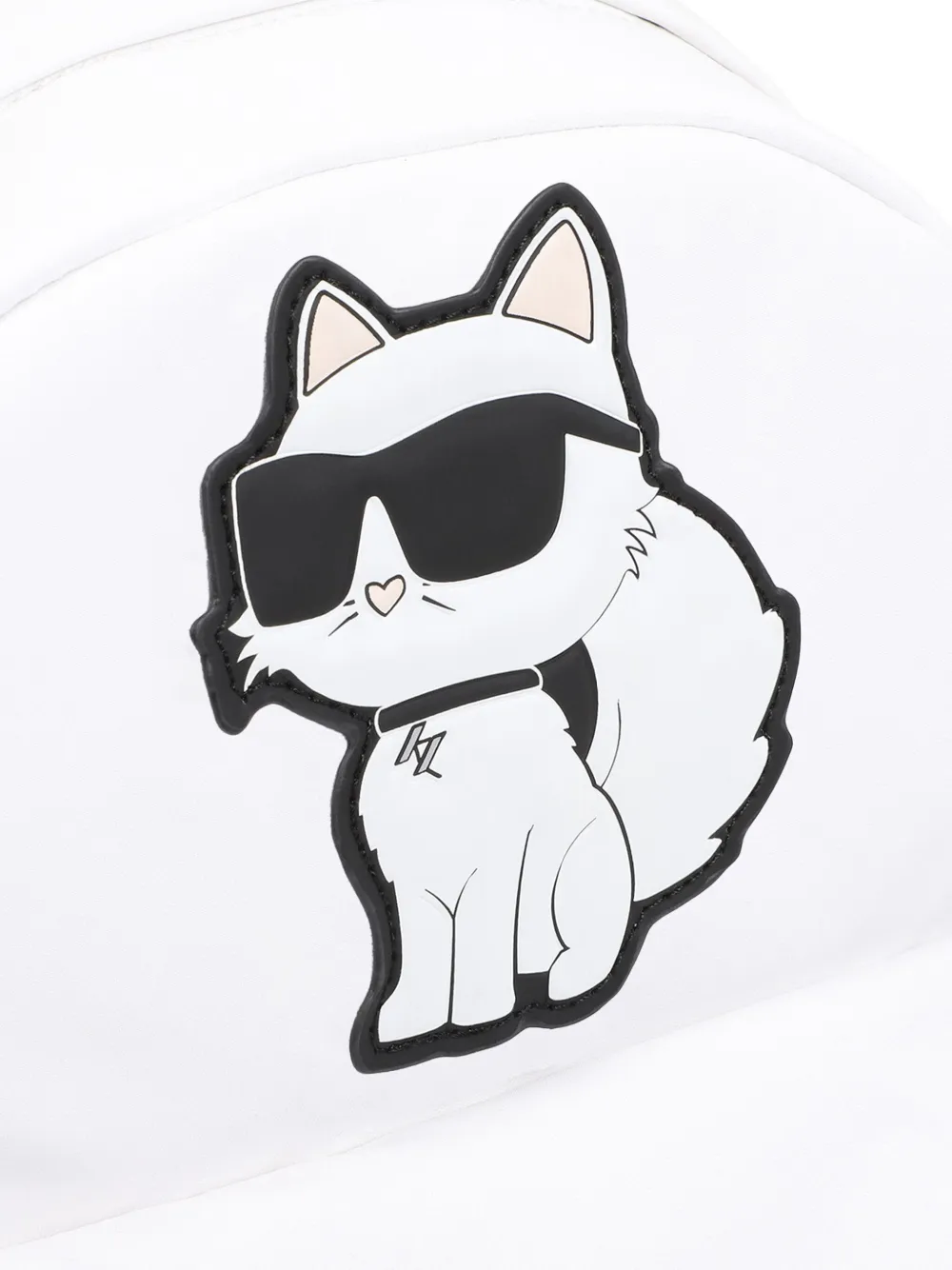 Karl Lagerfeld Kids Rugzak met Choupette-applicatie Wit