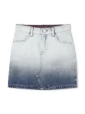 HUGO KIDS gradient-effect denim skirt - Blue