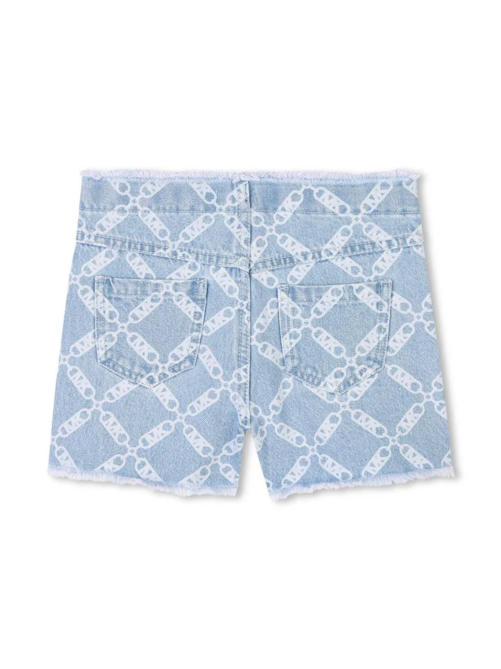 Michael Kors Kids chain-print shorts | Girls Denim Shorts | Image 2