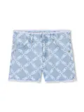 Michael Kors Kids chain-print shorts - Blue