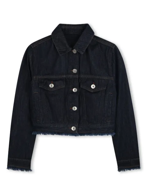 Lanvin Enfant logo-appliqué jacket
