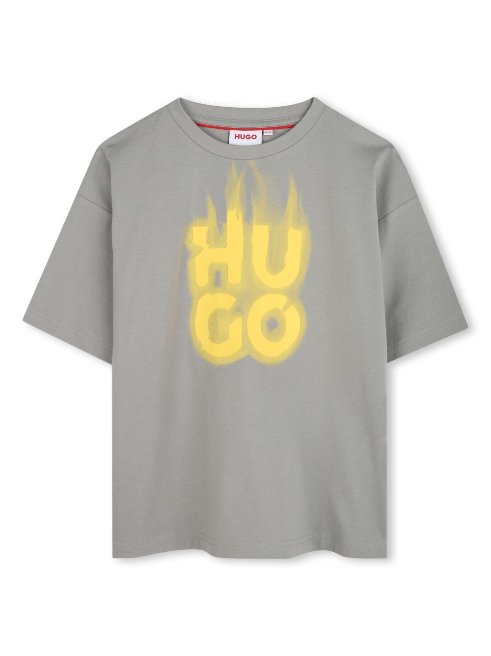 HUGO BOSS LOGO-PRINT COTTON T-SHIRT