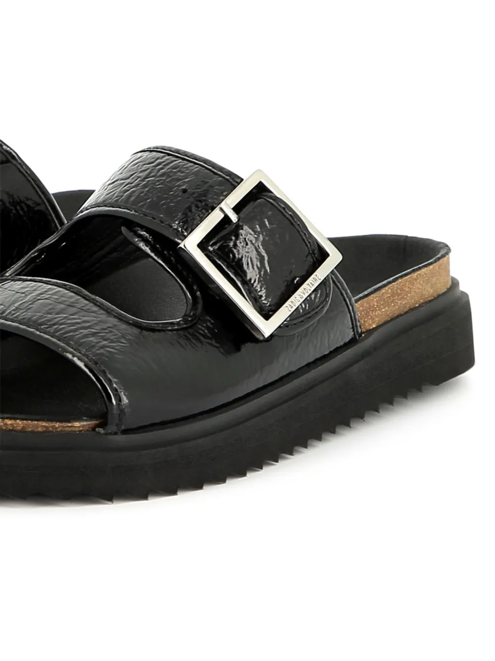Zadig & Voltaire Kids Leren sandalen - Zwart
