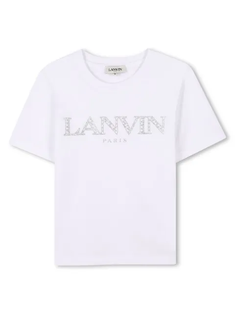Lanvin Enfant Camiseta com estampa de logo