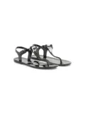 Karl Lagerfeld Kids Ikonik Karl-patch sandals - Black