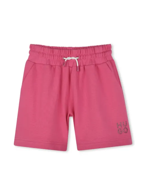 HUGO KIDS logo-appliqué shorts