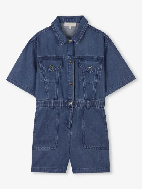 Michael Kors Kids denim playsuit
