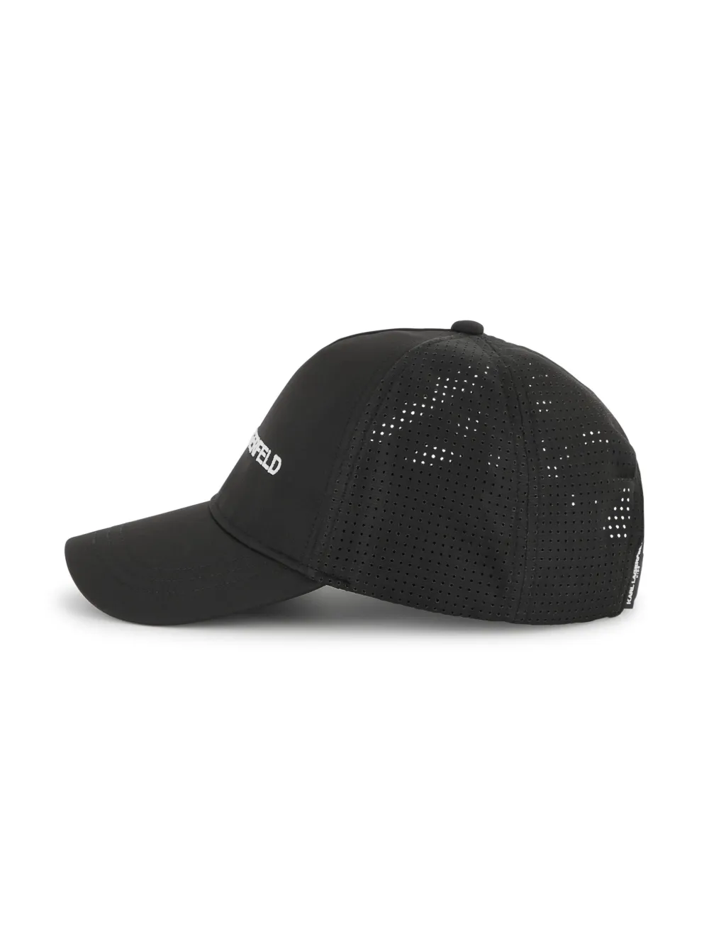 Karl Lagerfeld Kids Pet met geborduurd logo Zwart