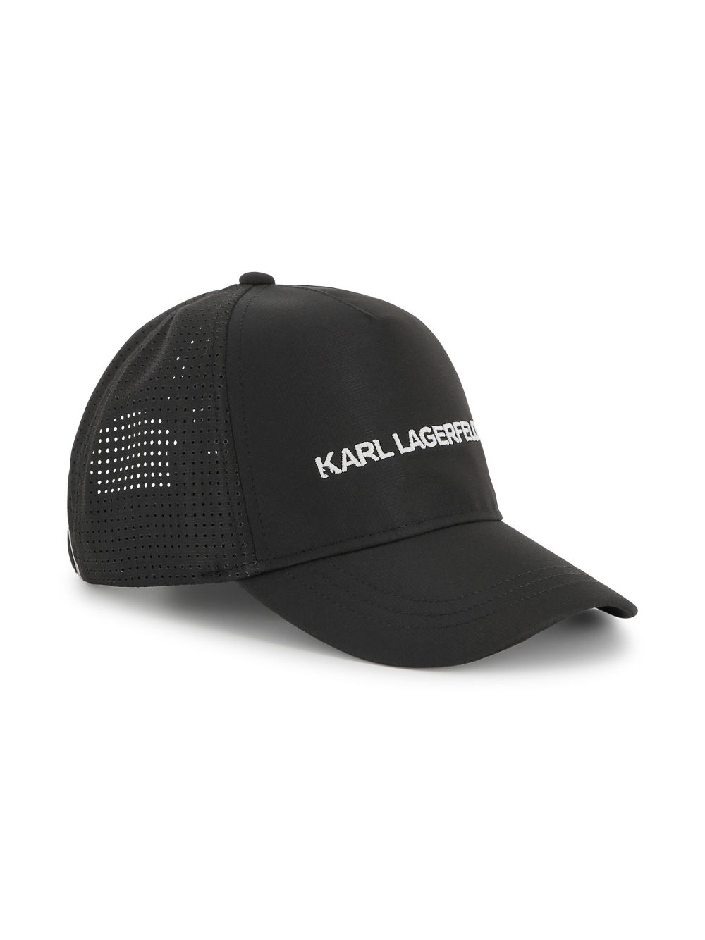 Karl Lagerfeld Kids logo-embroidered cap - Black