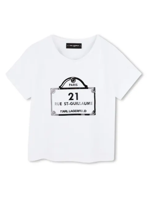 Karl Lagerfeld Kids logo-print T-shirt 