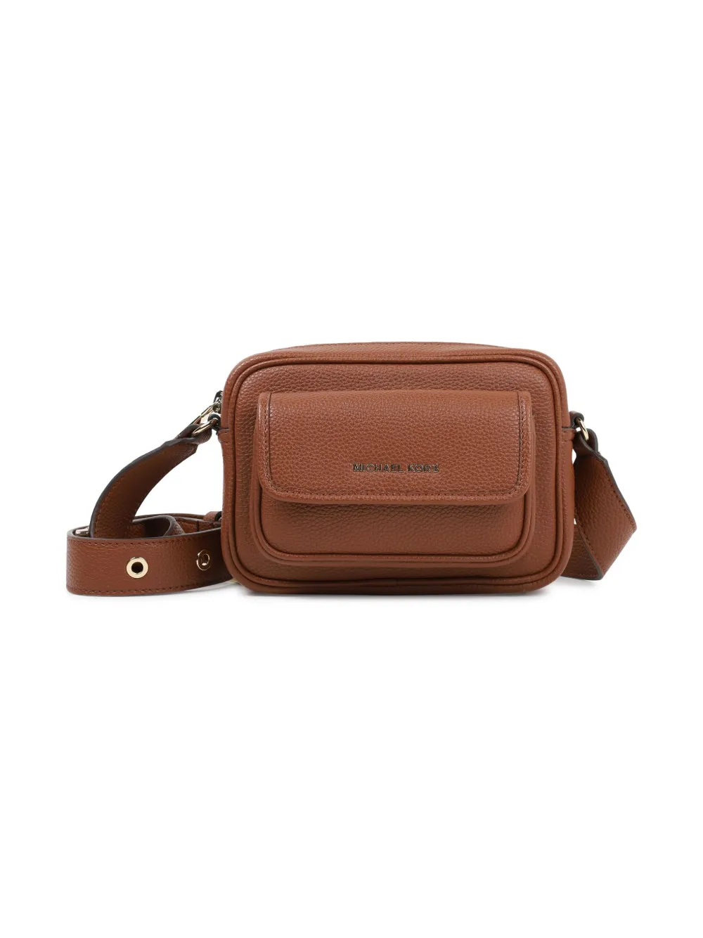 Michael Kors Kids レザーショルダーバッグ - ブラウン Michael Kors Kids レザーショルダーバッグ - ブラウン
