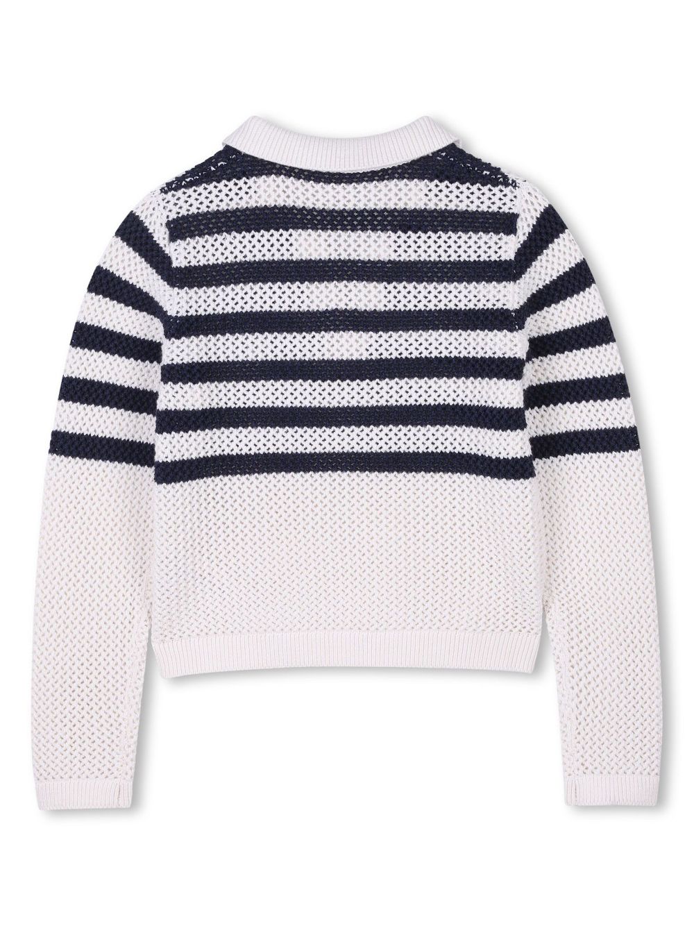 Givenchy Kids 4G logo-plaque knit sweater - White