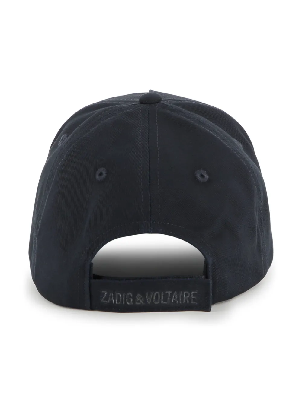 Zadig & Voltaire Kids Honkbalpet met logoprint Blauw