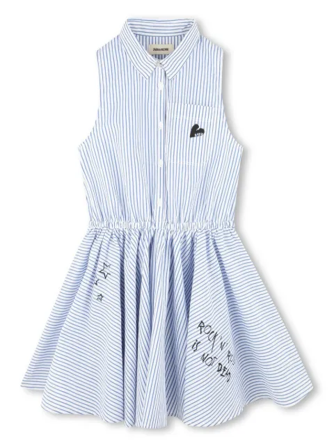 Zadig & Voltaire Kids stripe-pattern dress