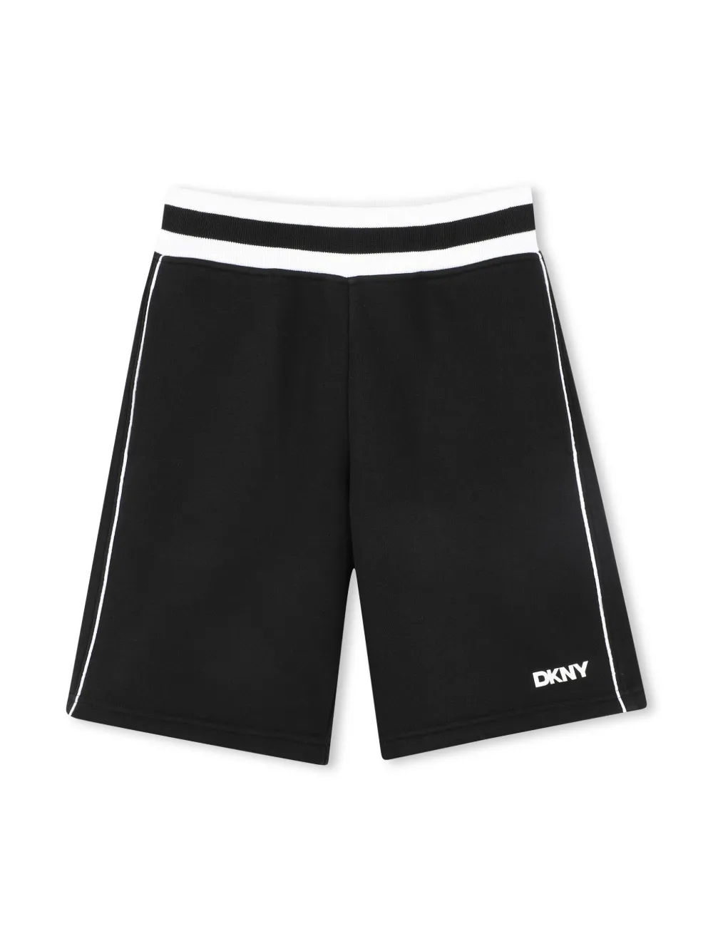 Dkny Kids Poloshirt en shorts met logoprint Wit