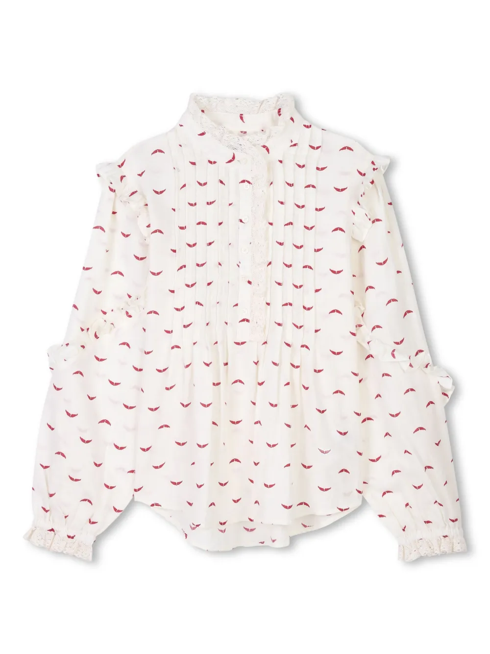 Zadig & Voltaire Kids Blusa con stampa - Toni neutri