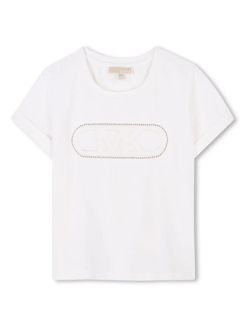 Michael Kors Kids ロゴ Tシャツ - ニュートラル Michael Kors Kids ロゴ Tシャツ - ニュートラル