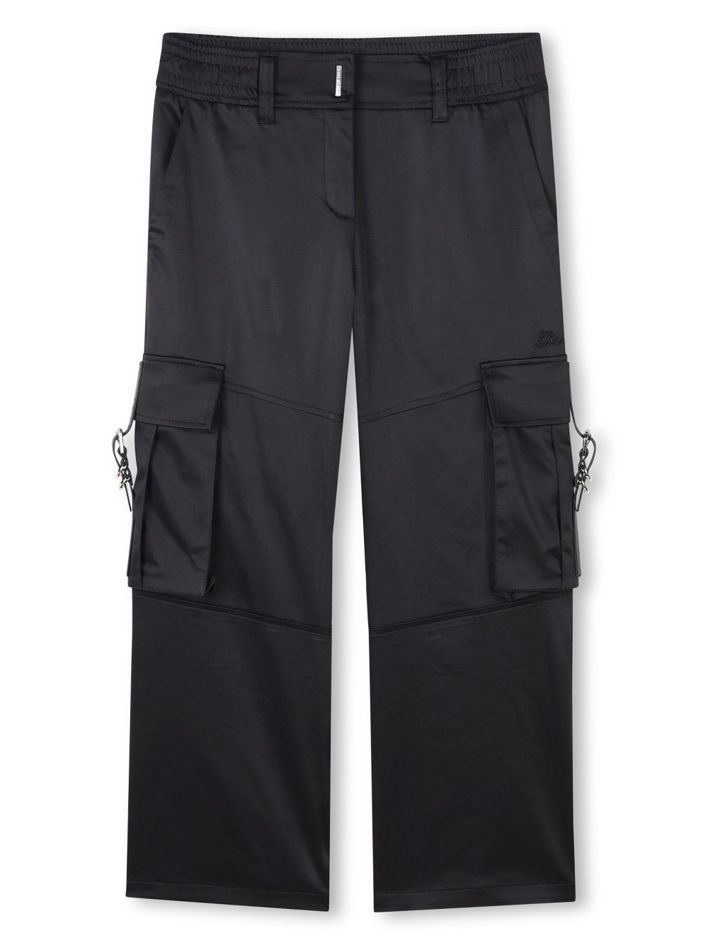 Givenchy Kids satin cargo trousers - Black