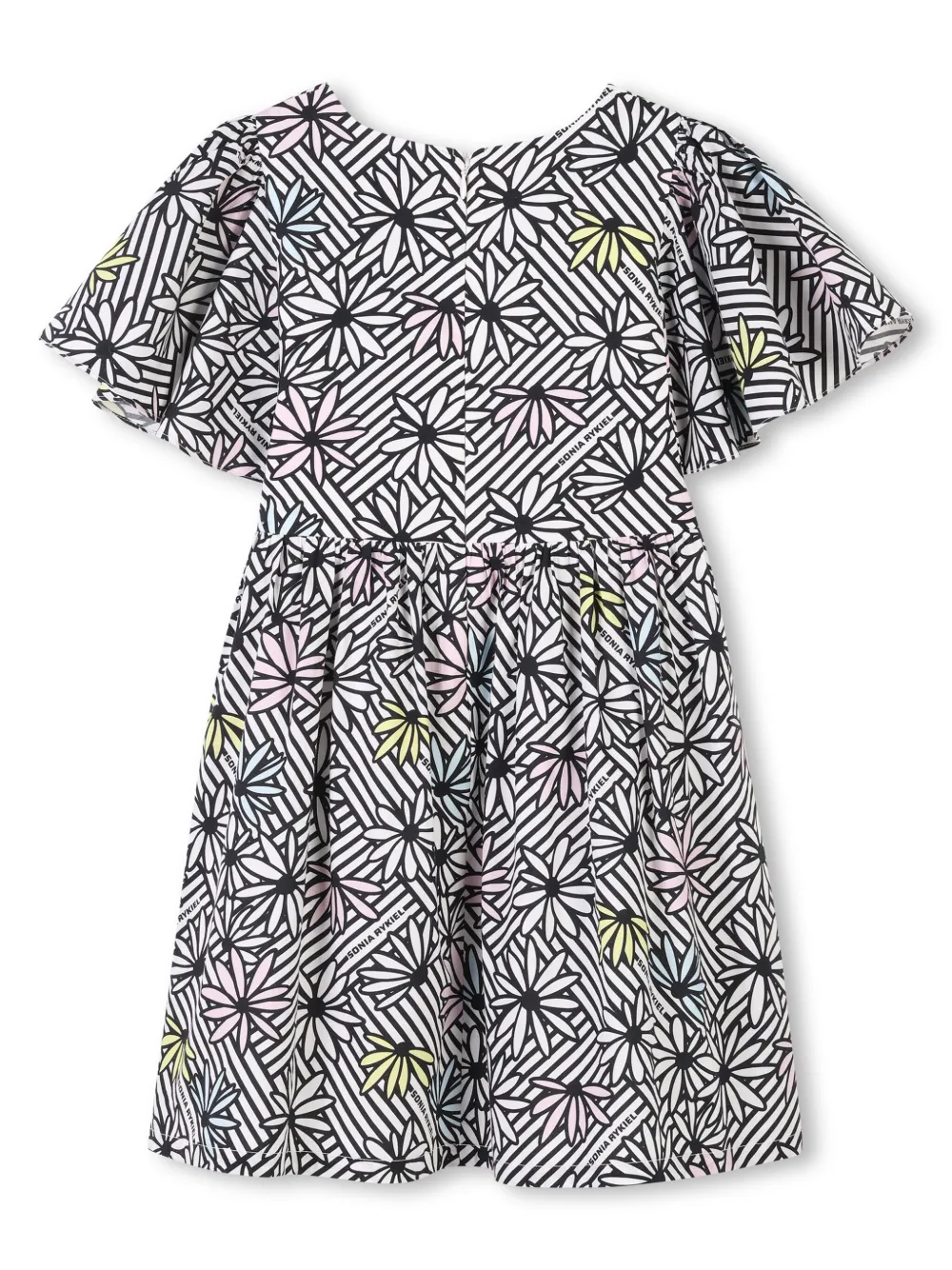 SONIA RYKIEL ENFANT Mini-jurk met print - Wit