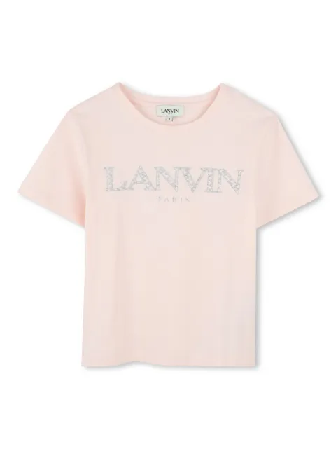Lanvin Enfant Camiseta com estampa de logo