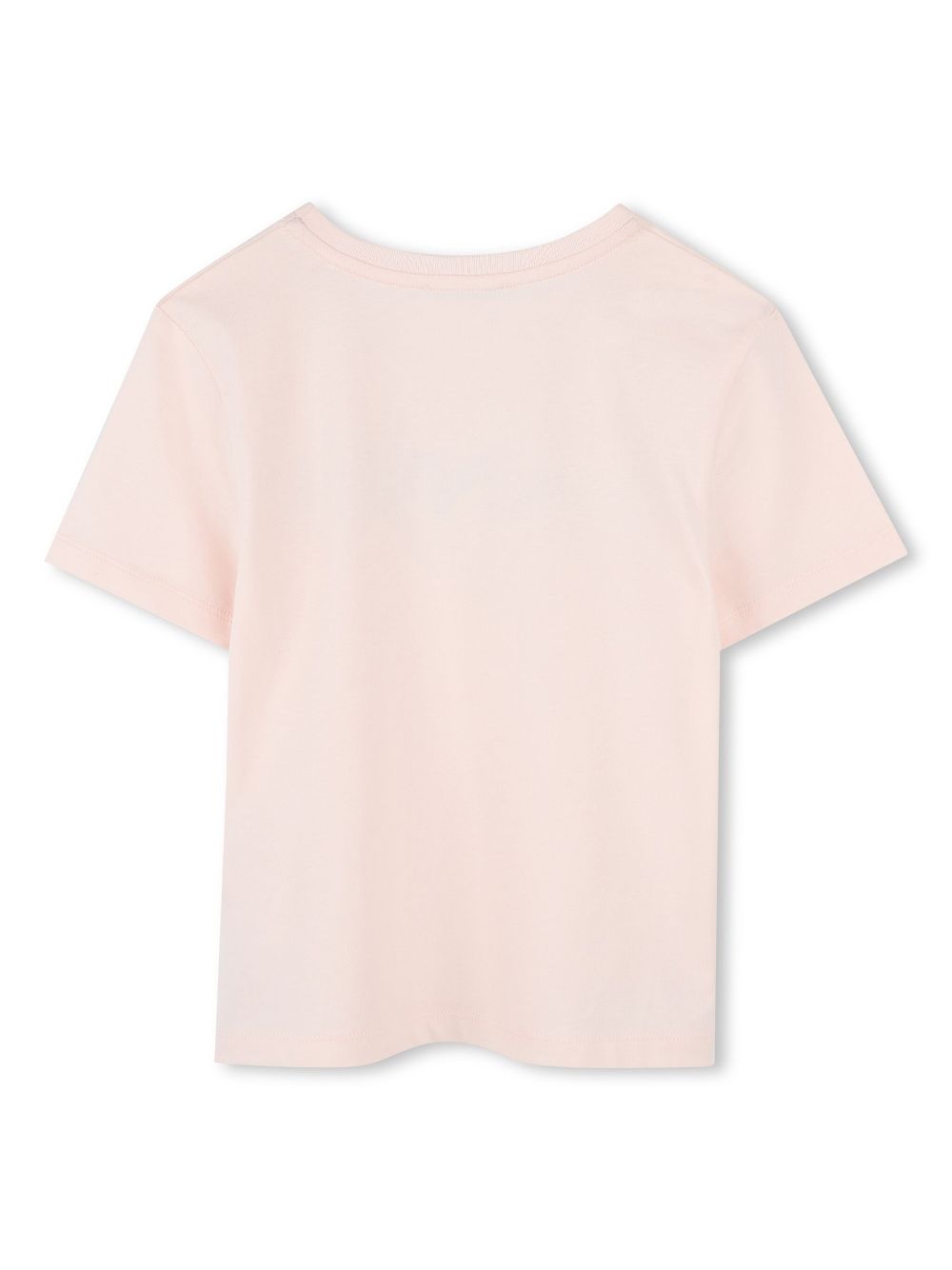 Lanvin Enfant T-shirt met logoprint - Roze