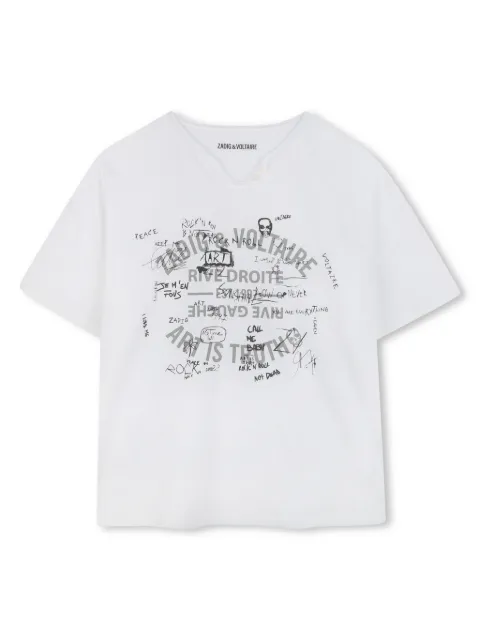 Zadig & Voltaire Kids logo-print T-shirt