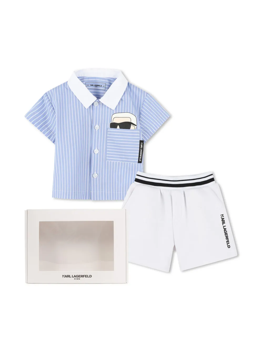 Ikonik Karl Shorts Set
