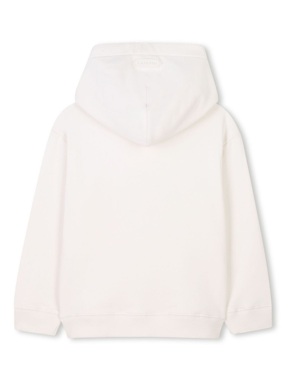 Lanvin Enfant Hoodie met logo-applicatie - Beige