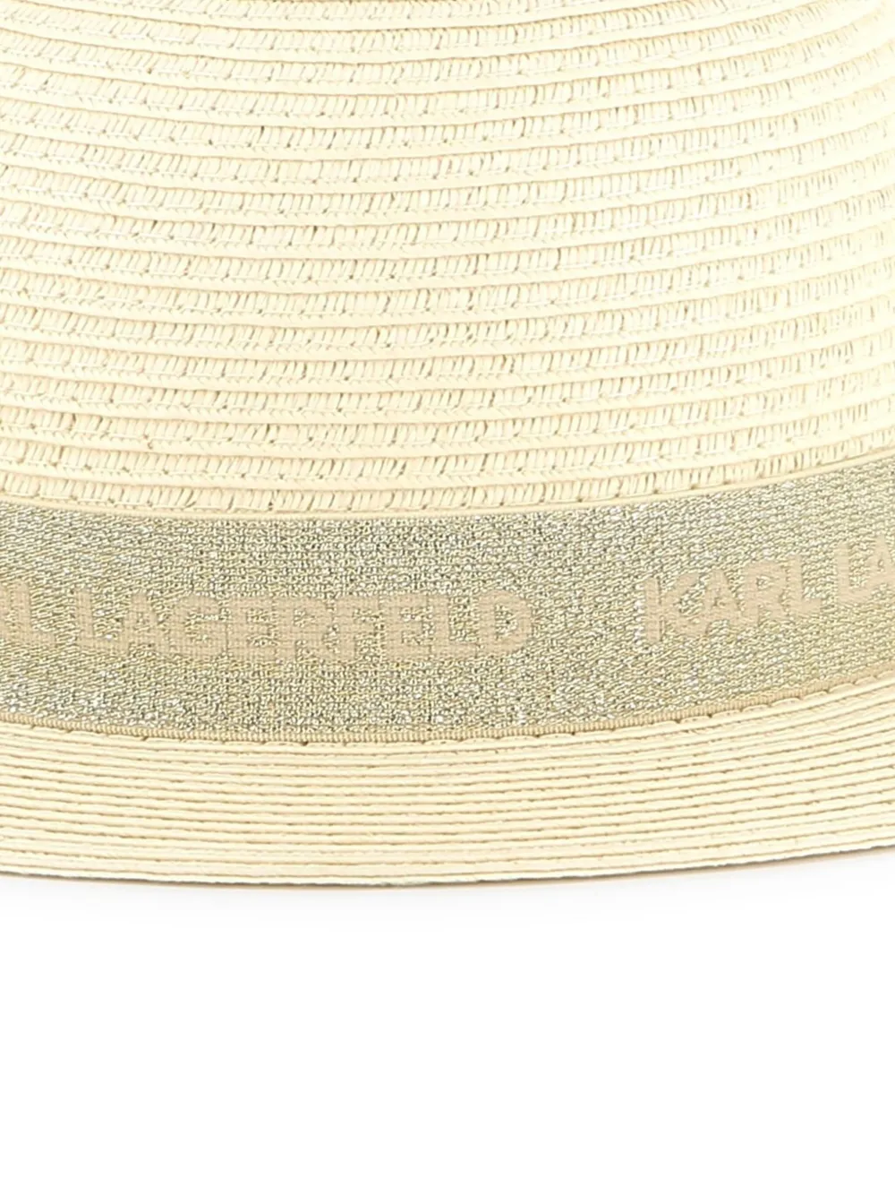 Karl Lagerfeld Floppy Hat In Neutrals