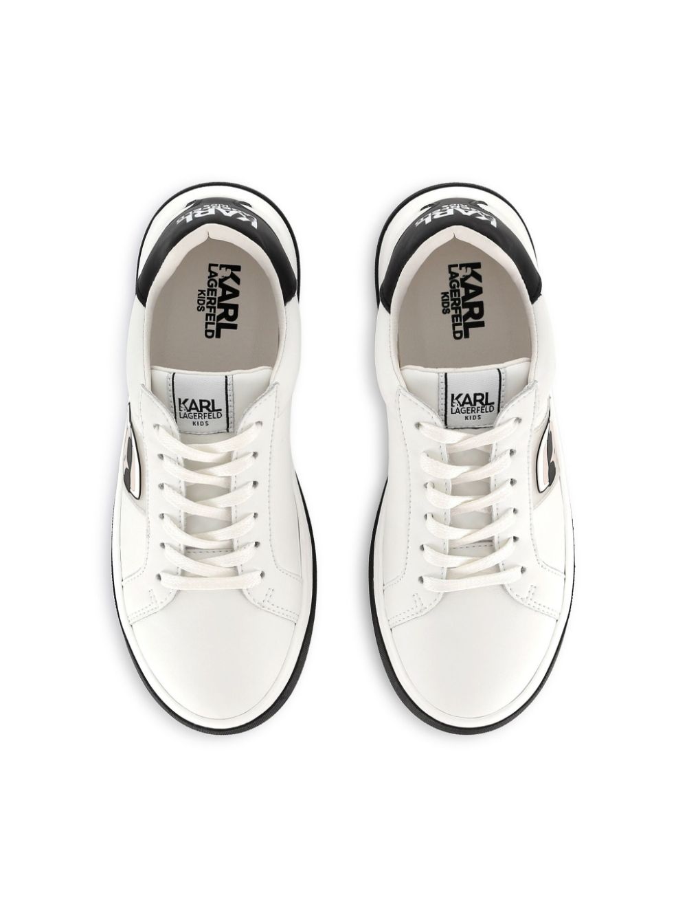 Karl Lagerfeld Kids Ikon-motif sneakers White