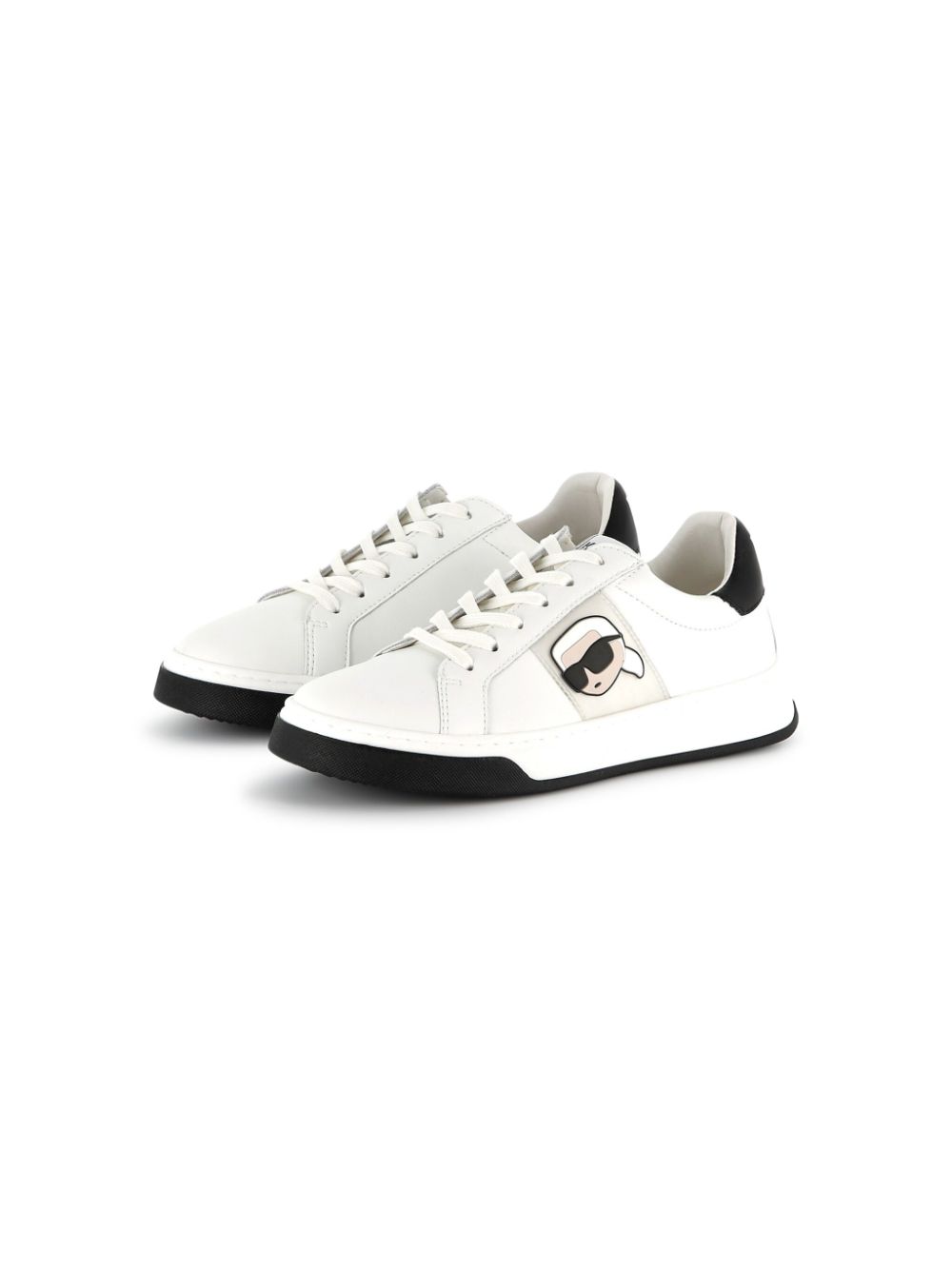 Karl Lagerfeld Kids Ikon-motif sneakers White