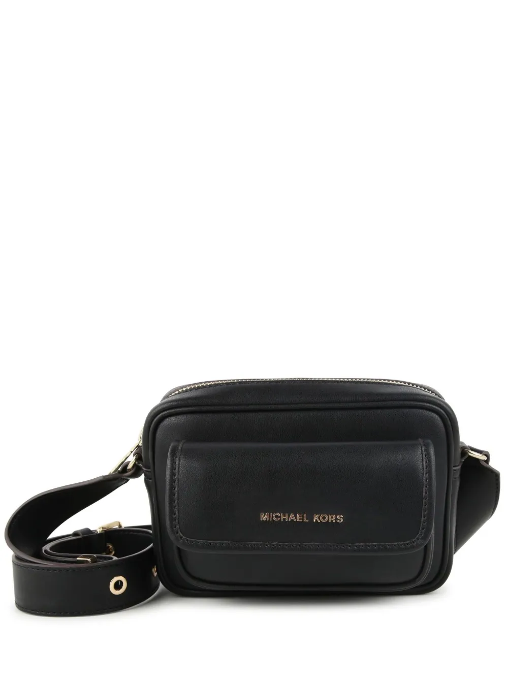 Michael Kors Kids レザーショルダーバッグ - ブラック Michael Kors Kids レザーショルダーバッグ - ブラック