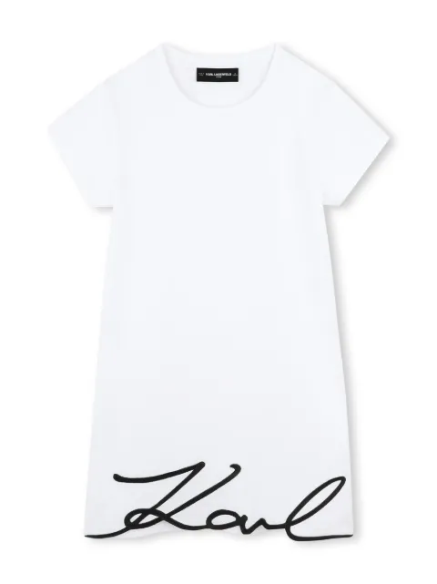 Karl Lagerfeld Kids logo-appliqué dress