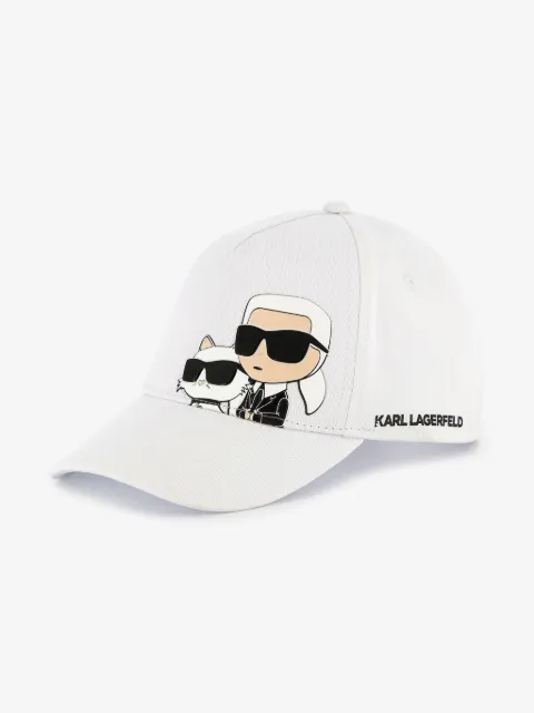 Karl Lagerfeld Kids Baseballkappe mit Logo-Print
