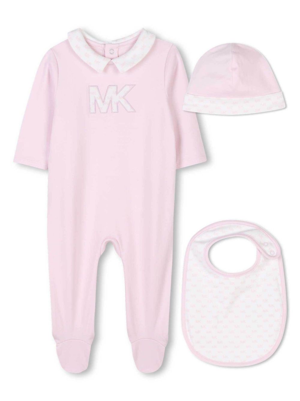 Michael Kors Kids organic cotton pajamas set - Pink