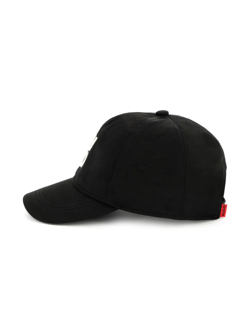 HUGO KIDS Honkbalpet met logoprint Zwart