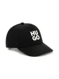 HUGO KIDS logo-print baseball cap - Black