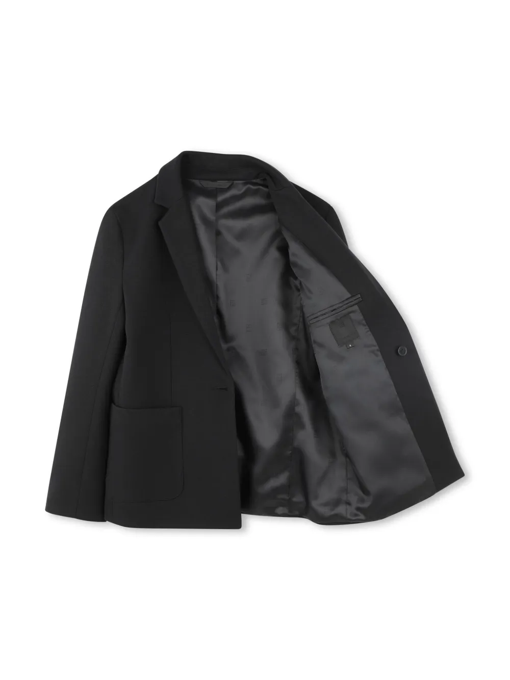 Givenchy Kids Blazer met enkele rij knopen Zwart