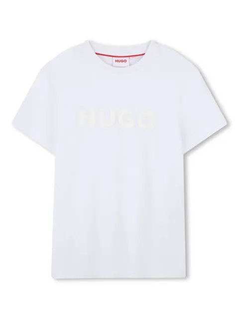 HUGO KIDS logo-print T-shirt