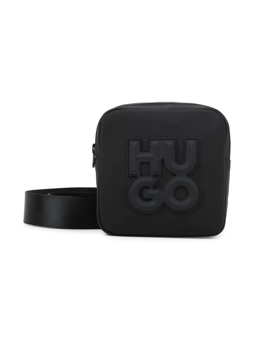 HUGO KIDS logo-embossed crossbody bag | Black | Image 1