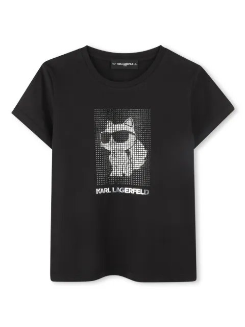 Karl Lagerfeld Kids T-shirt met logoprint