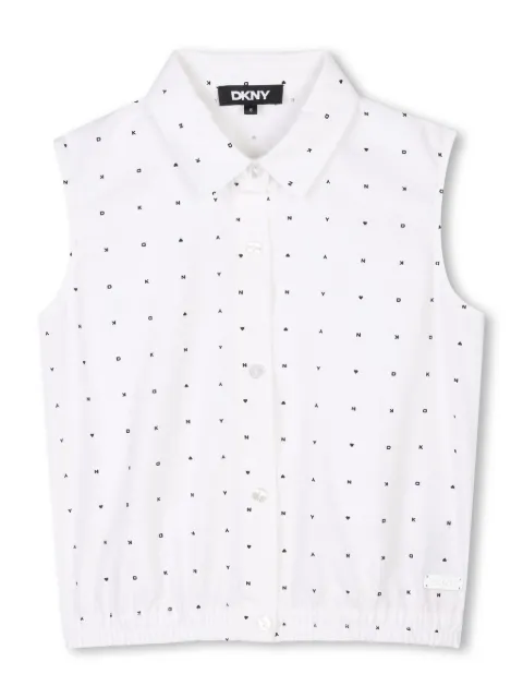 Dkny Kids Hemd mit Logo-Print