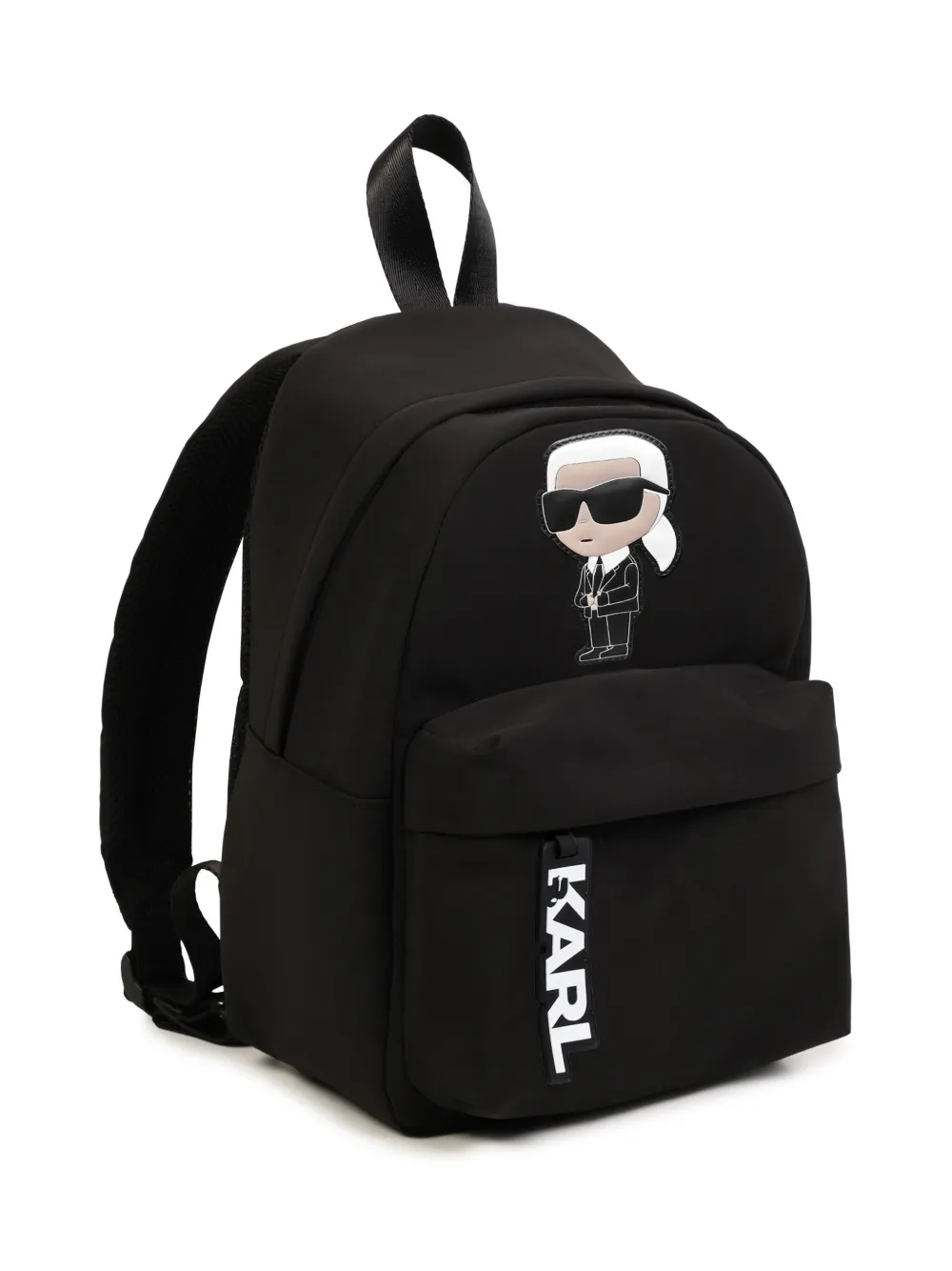 Karl Lagerfeld Kids Rugzak met Ikon Karl-applicatie Zwart