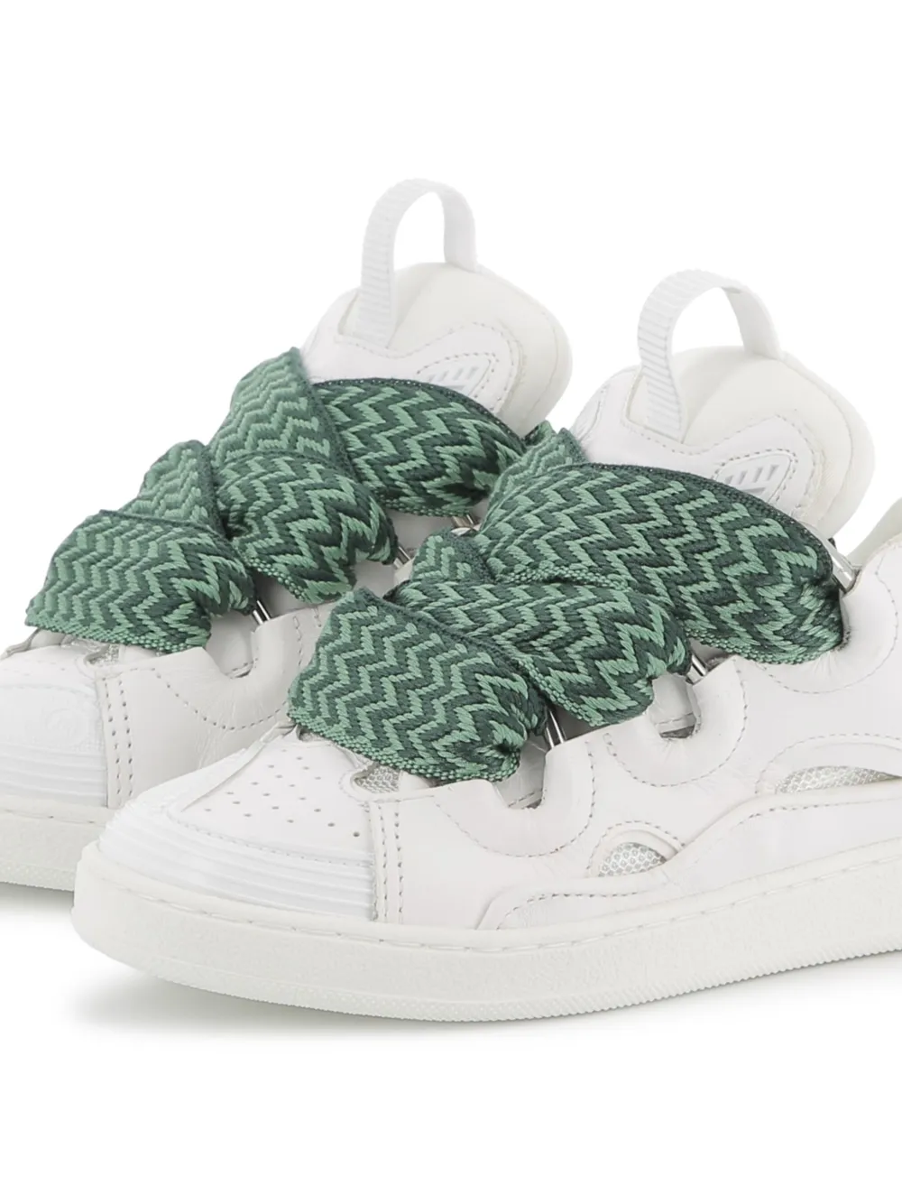 Lanvin Enfant panelled sneakers White