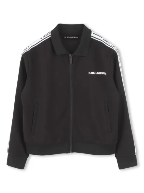 Karl Lagerfeld Kids logo-print cardigan