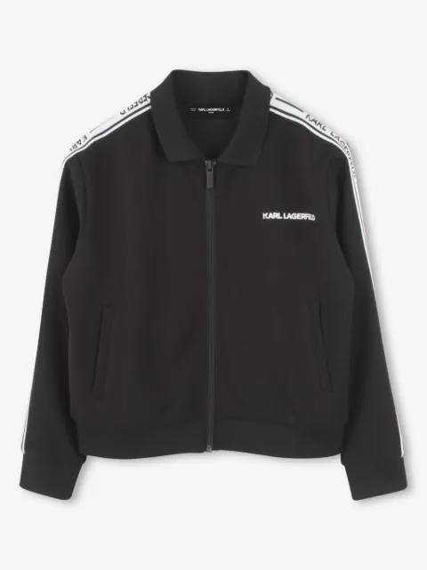 Karl Lagerfeld Kids logo-print cardigan
