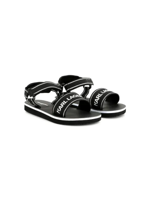 Karl Lagerfeld Kids logo-print sandals