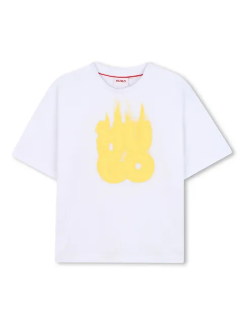 HUGO KIDS logo-print T-shirt